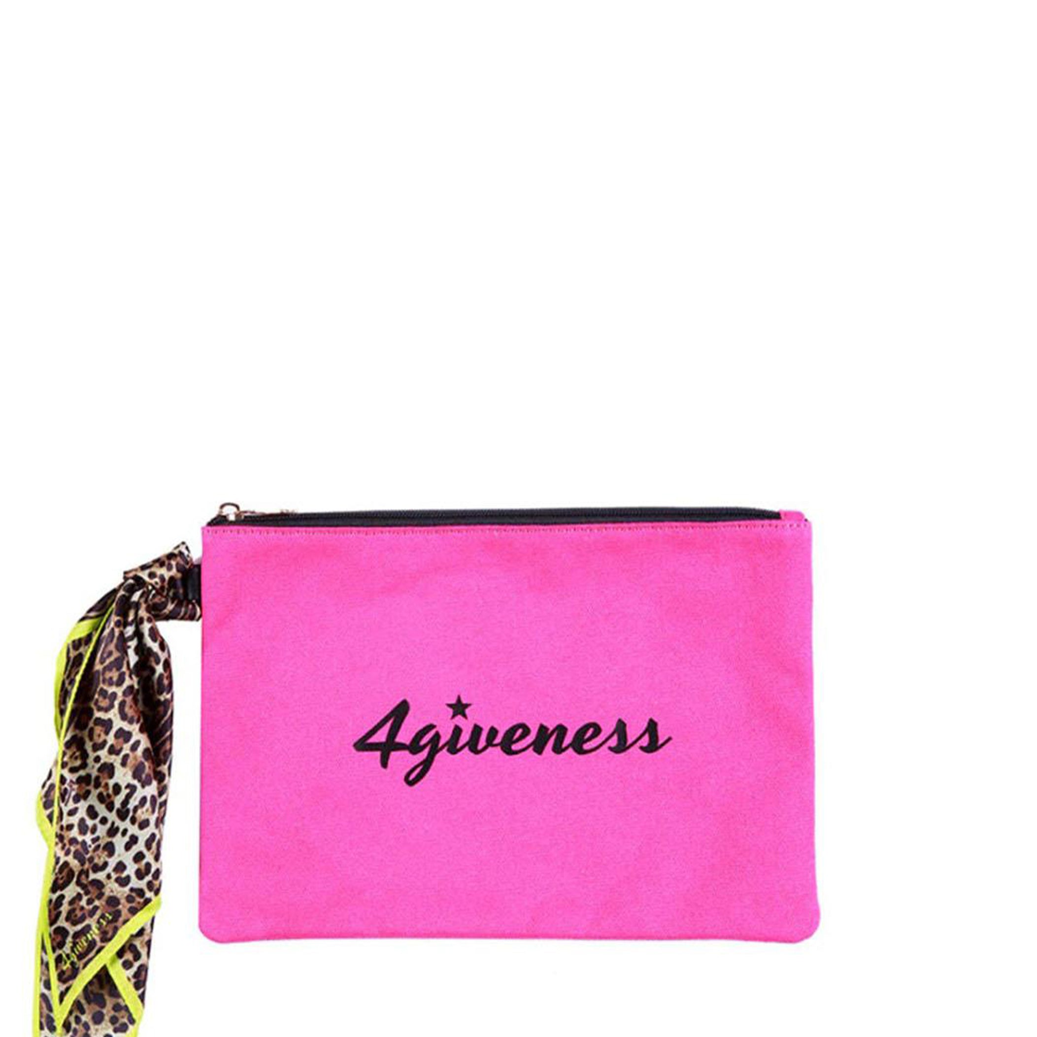 Pochette con foulard Fuxia