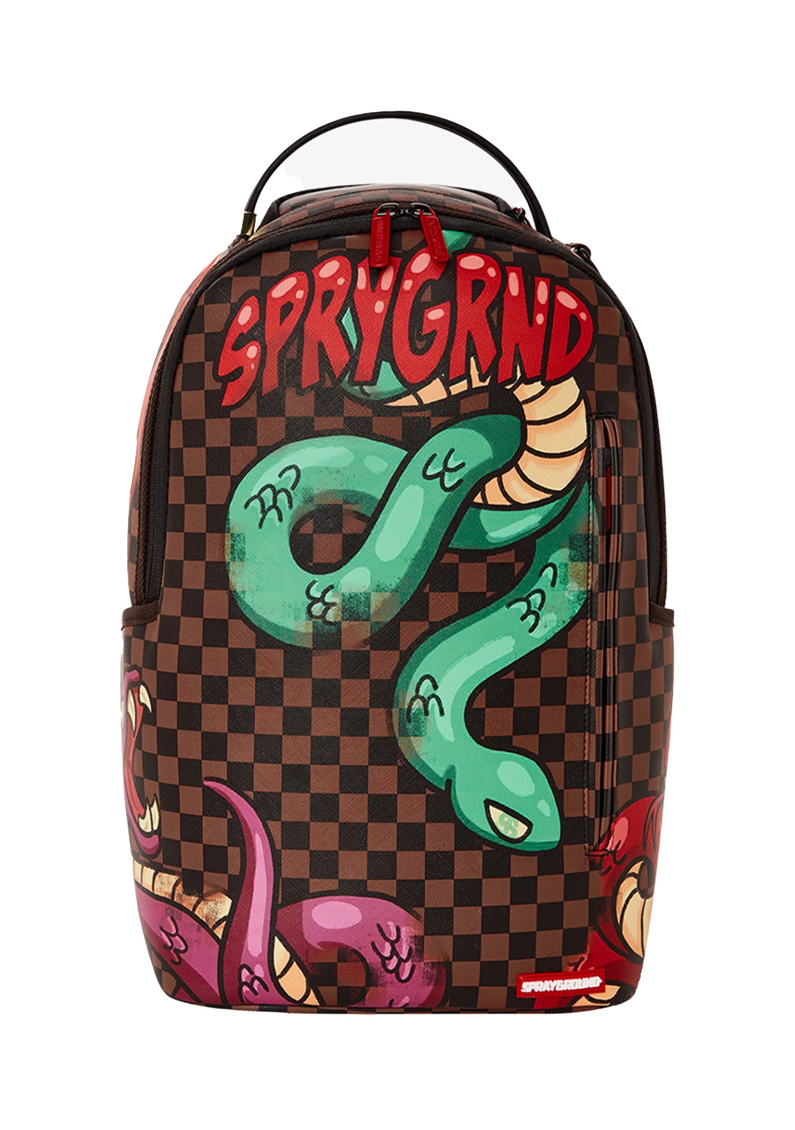 Zaino street art snake brown
