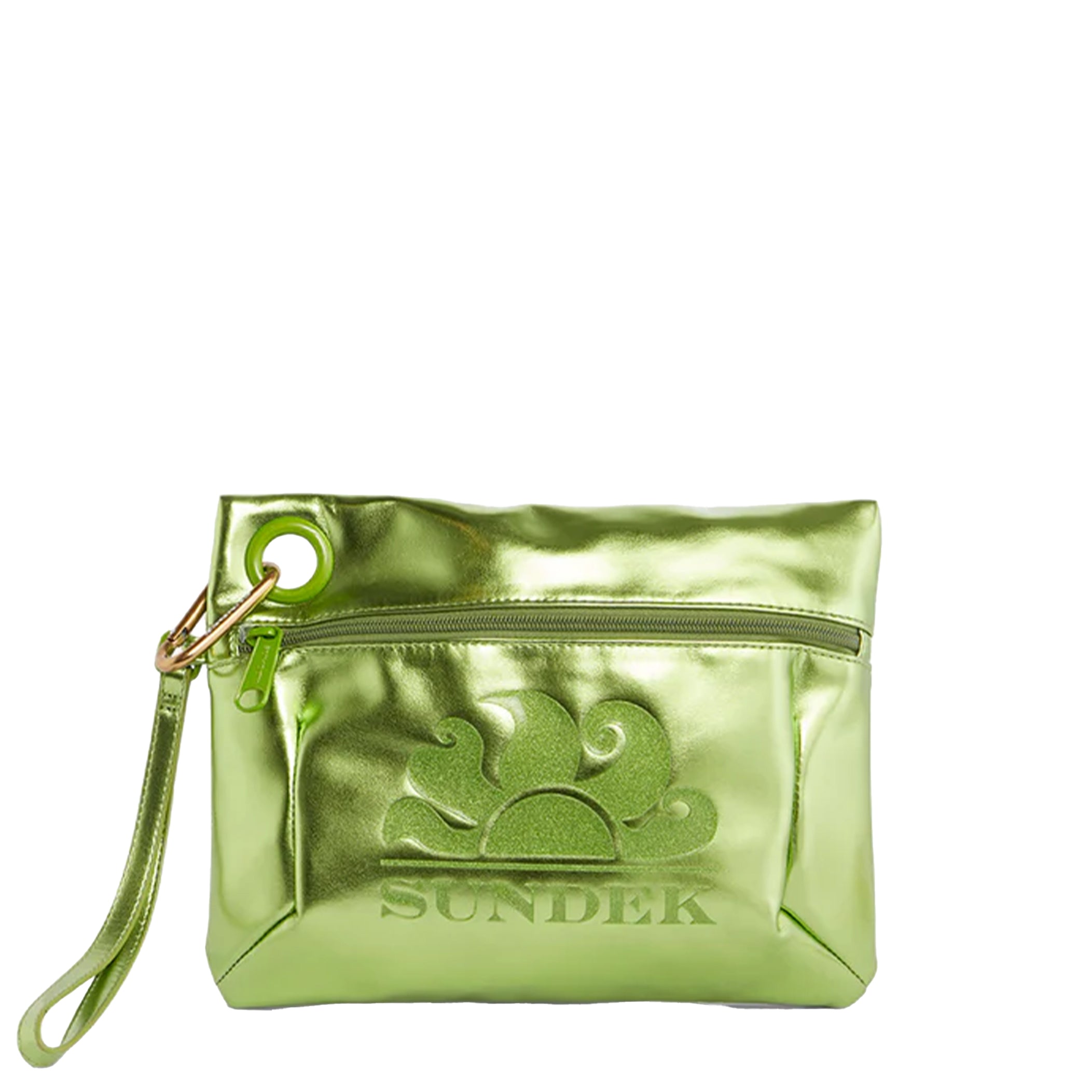 Pochette laminata con logo Banyan
