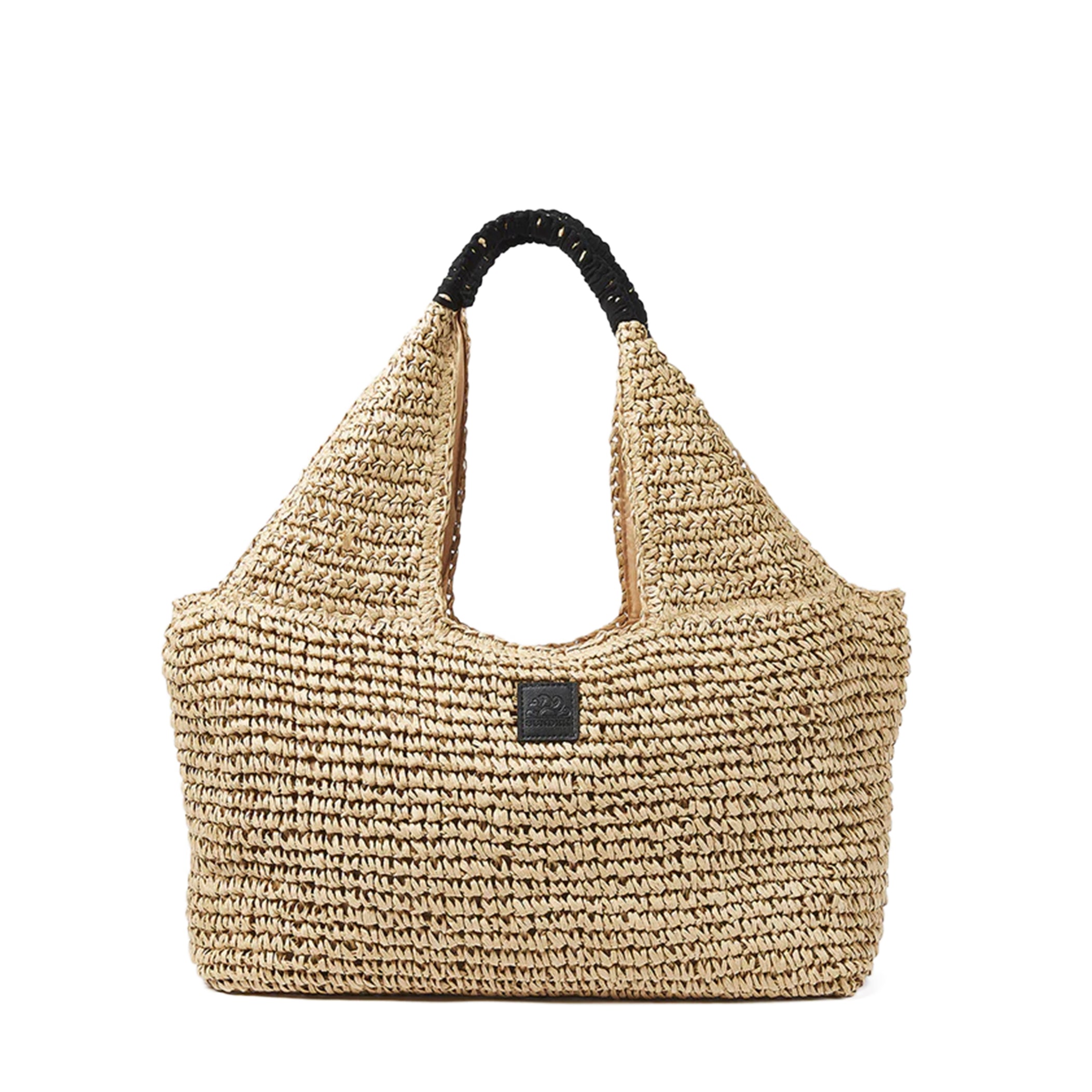 Maxi Bag In Paglia Intrecciata
