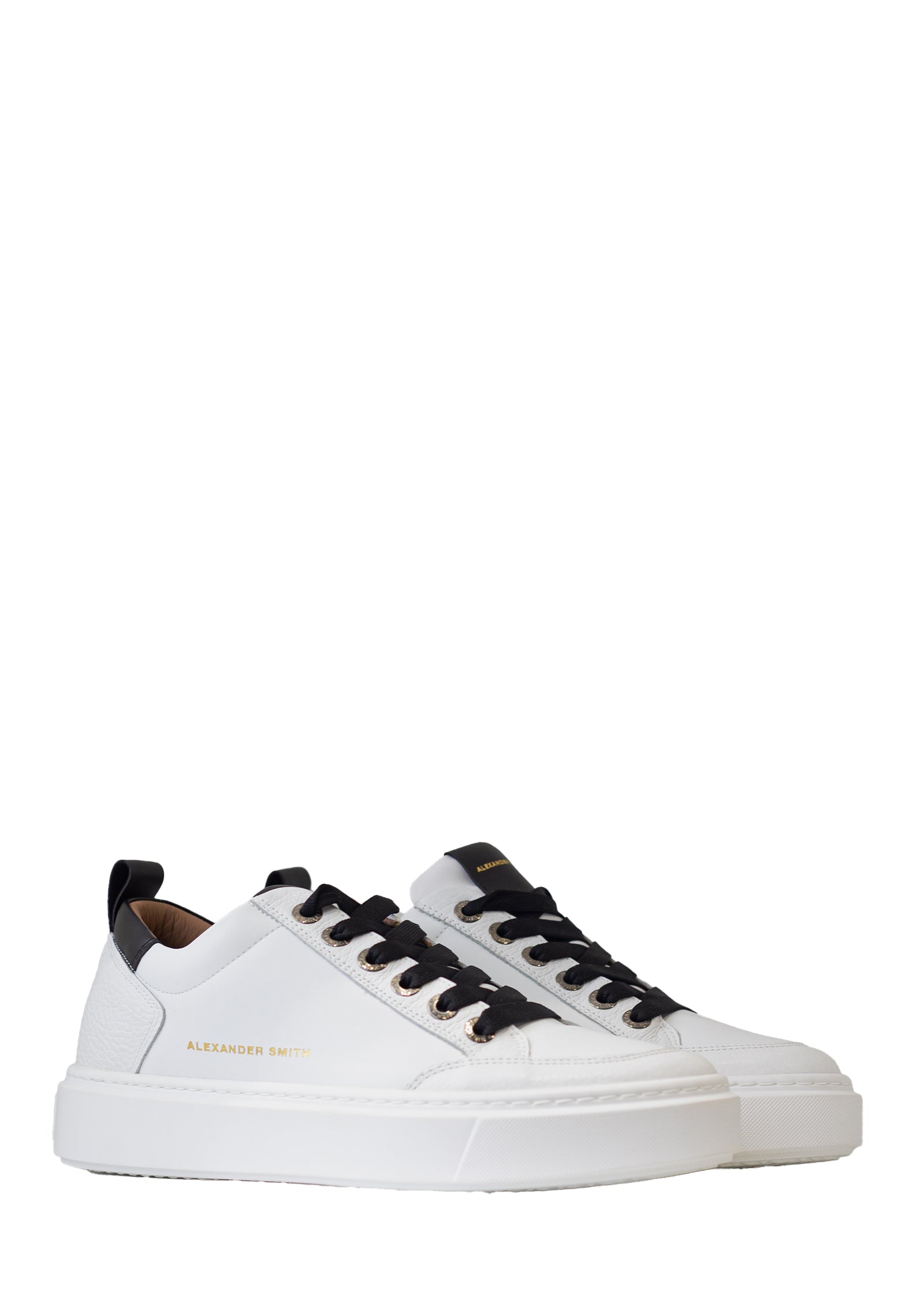 Sneakers Cambridge in pelle bianca