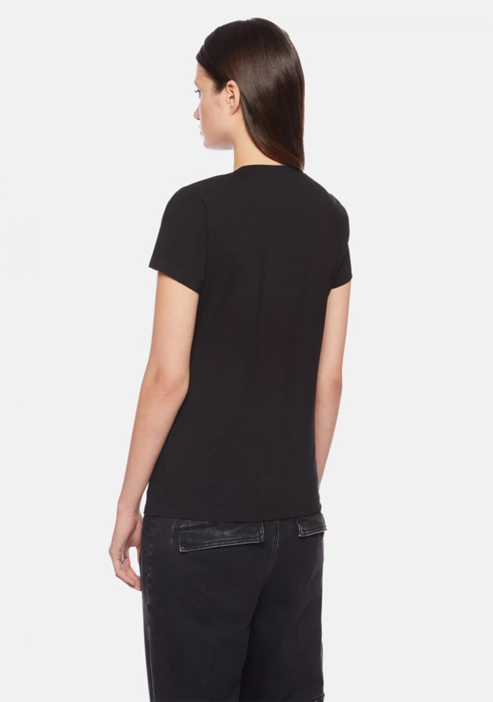 T-Shirt Slim In Jersey Black