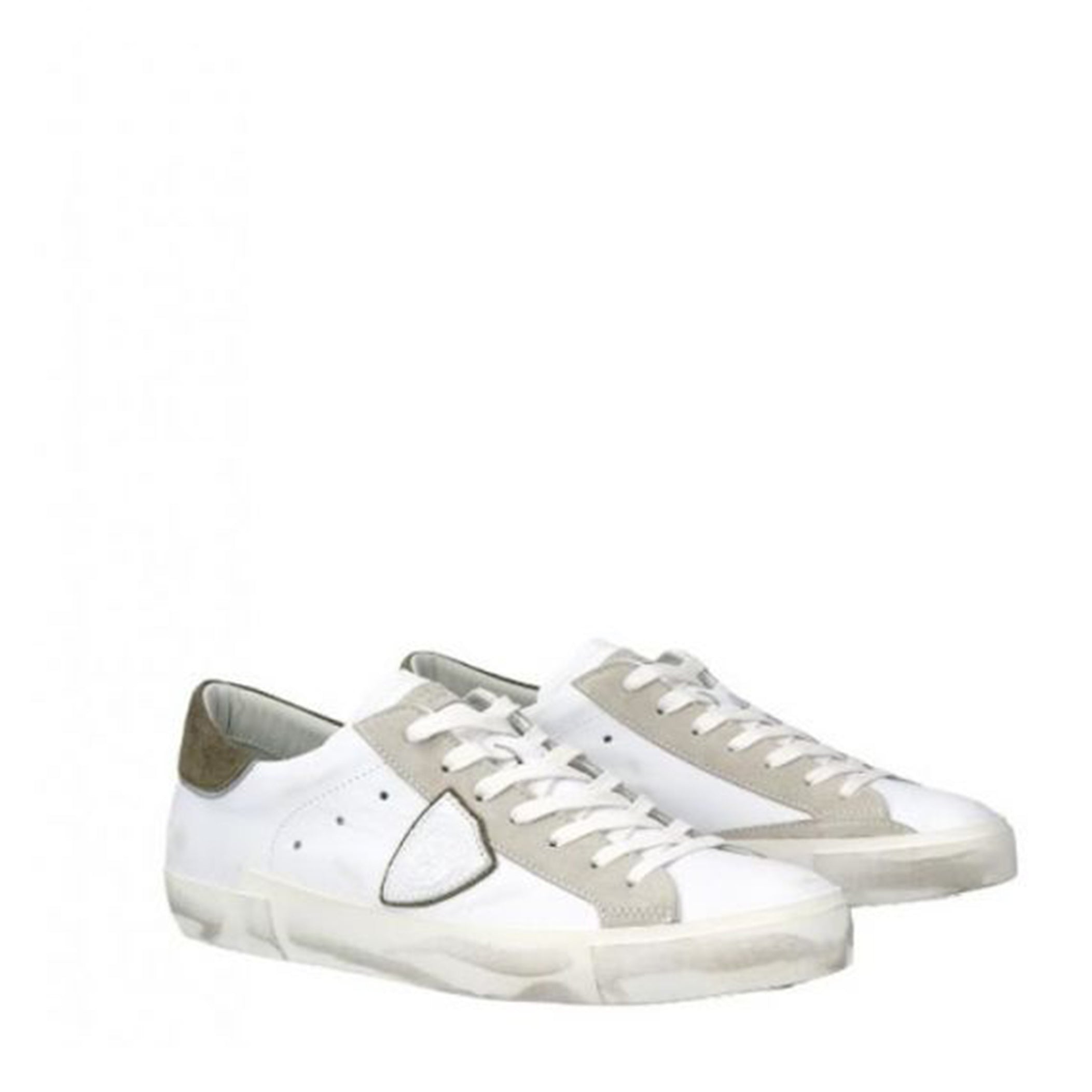 Sneakers Paris White/Military Green