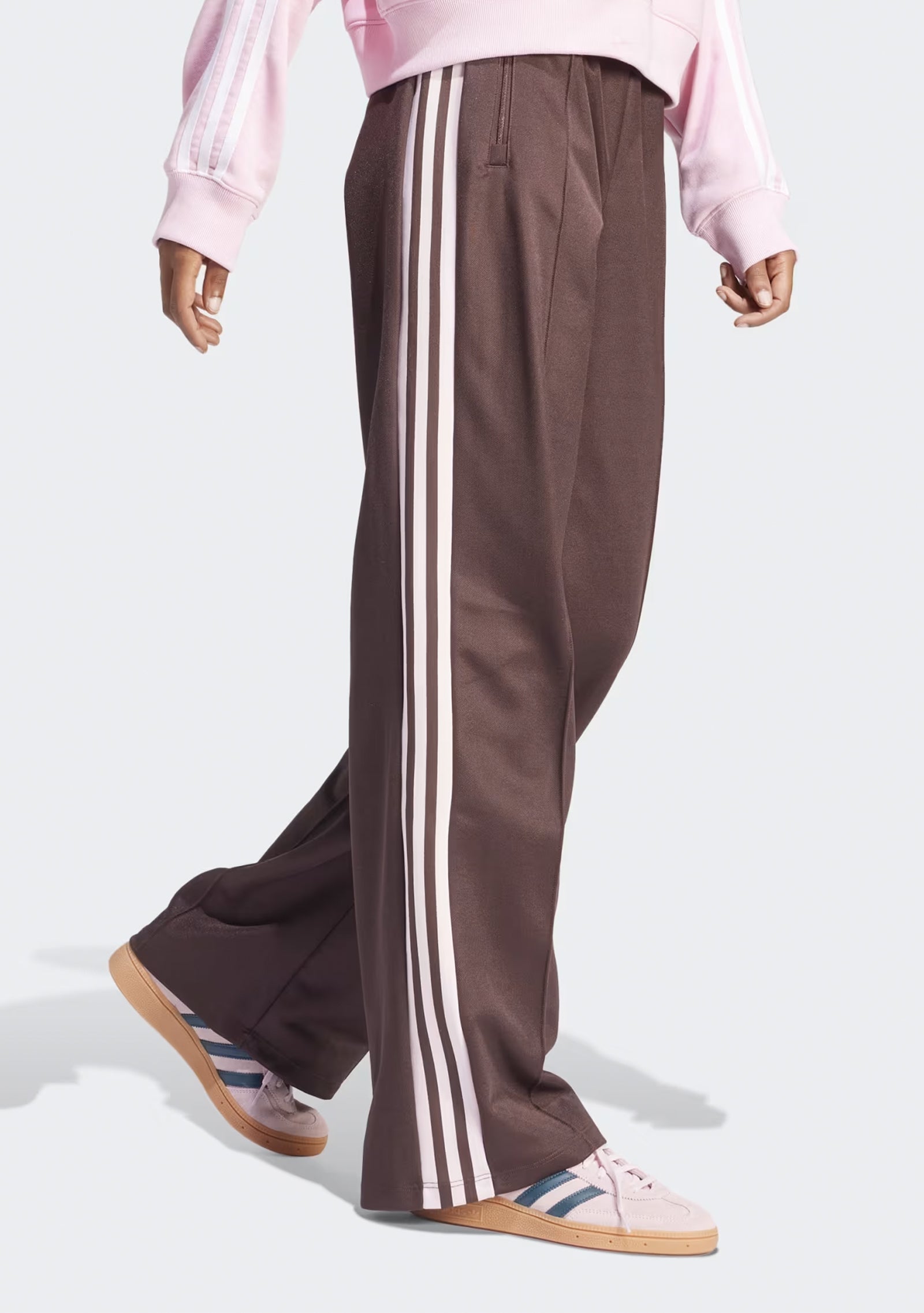 pantaloni beckenbauer brown/pink